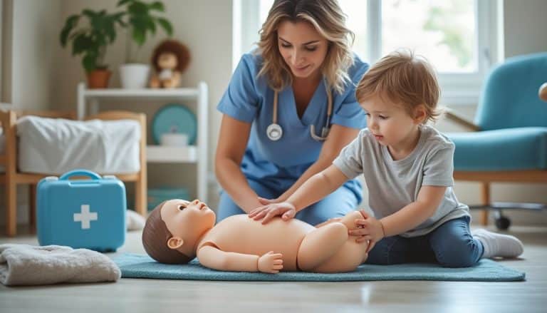 Gestes de premiers secours pour un tout-petit : la formation